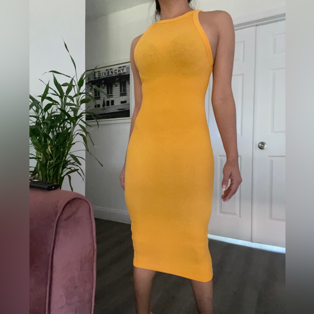 Zara casual spring midi dress